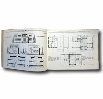 Photo showing a sample spread of the book 111 "Eureka" Rakennuksia – Byggnader No 3