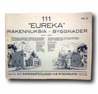 Photo showing the book 111 "Eureka" Rakennuksia – Byggnader No 3