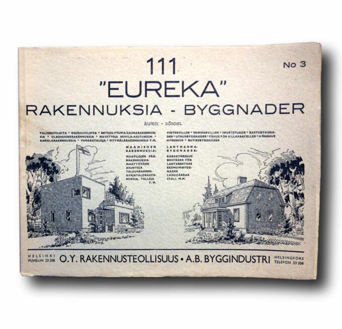 Photo showing the book 111 "Eureka" Rakennuksia – Byggnader No 3