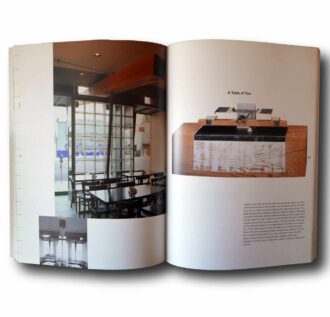 Photo showing a sample spread of the book Morphosis: Buildings and Projects