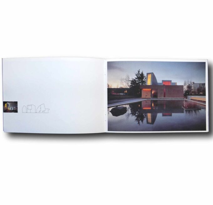 Steven-Holl-8th-AA-medal-auk Photo showing a sample spread of the book Steven Holl – The 8th Alvar Aalto Medal 1998