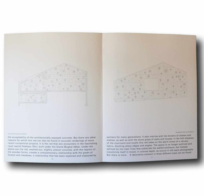 Valerio-Olgiati-auk Photo showing a sample spread of the book Valerio Olgiati