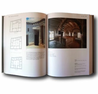 Photo showing a sample spread of the book Vernacular Architecture
