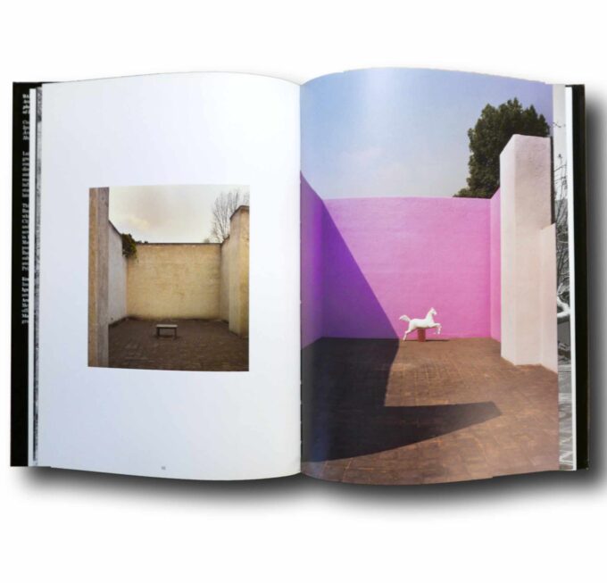 Barragan-Rizzoli-auk Photo showing a sample spread of the book Barragan