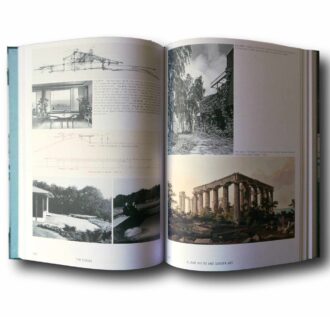 Photo showing a sample spread of the book Aalto and Nature