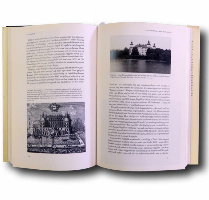Guldalder-Slott-och-politik-i-1600-talets-Sverige-auk Photo showing a sample spread of the book Guldålder slott och politik i 1600-talets Sverige