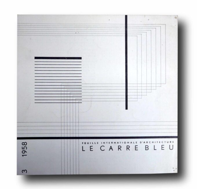 Le-Carre-Bleu-3-1958-kansi Photo showing the book