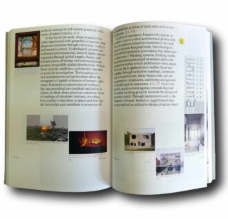 Photo showing a sample spread of the book Becoming: Architectures for a Planet in Transition