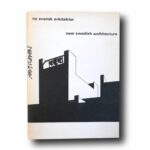 Photo showing the book Ny svensk arkitektur – New Swedish Architecture