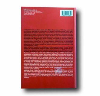 Photo showing a sample spread of the book Jørn Utzon. Obras y proyectos – Works and Projects
