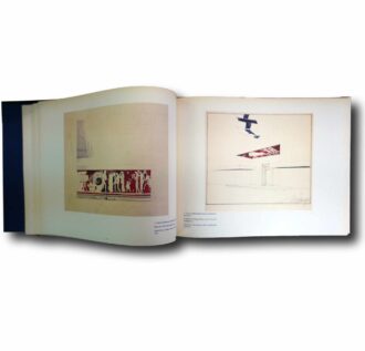Photo showing a sample spread of the book Viiva – Linjen – The Line