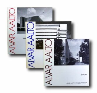 Photo showing the book Alvar Aallon arkkitehtuuria – Architecture by Alvar Aalto
