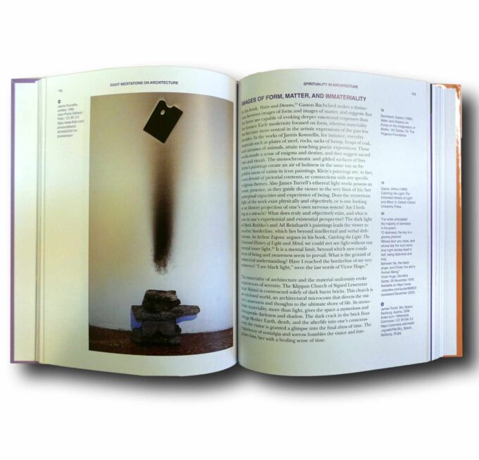 Eight-Meditations-on-Architecture-auk Photo showing a sample spread of the book Eight Meditations on Architecture