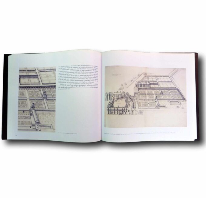 Photo showing a sample spread of the book Jacques Androuet du Cerceau: Les dessins des plus excellents bâtiments de France